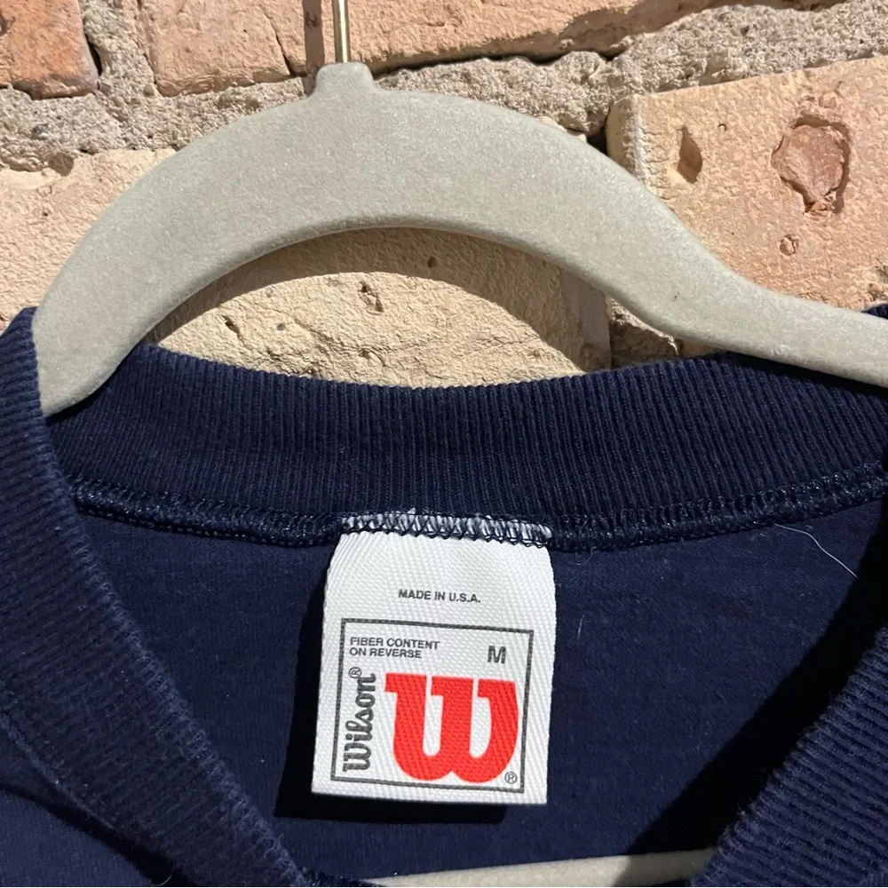 Wilson navy heavyweight shirt - sz medium - vintage - Picture 3 of 4